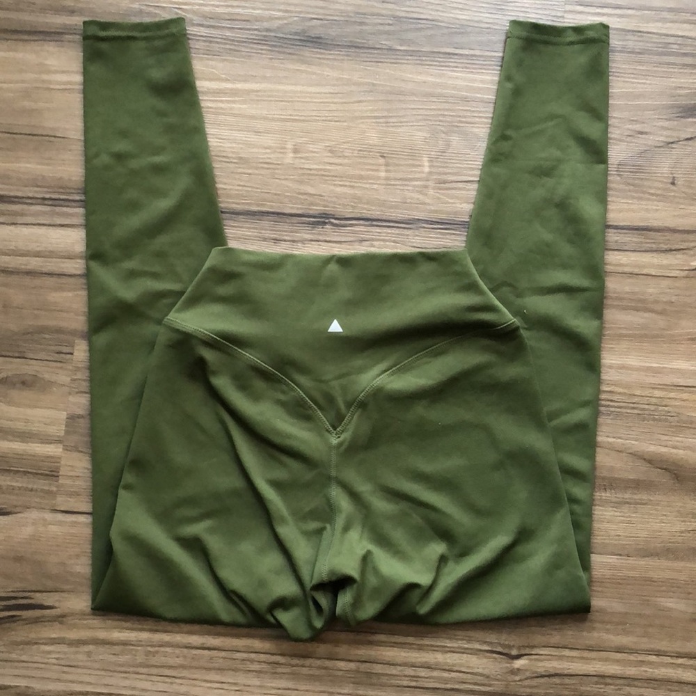 Balance Athletica Olive Green Leggings- Size Small